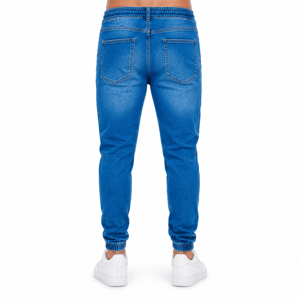 Distressed Denim Jogger Trousers (INSIDE)