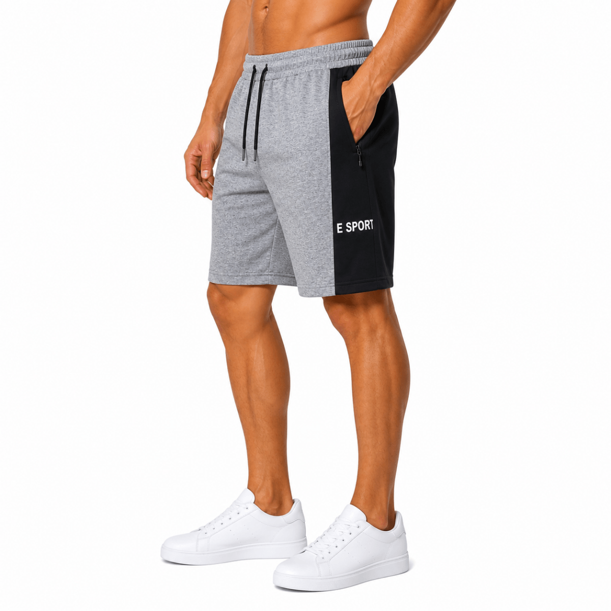Grey Athletic Shorts(INSIDE)