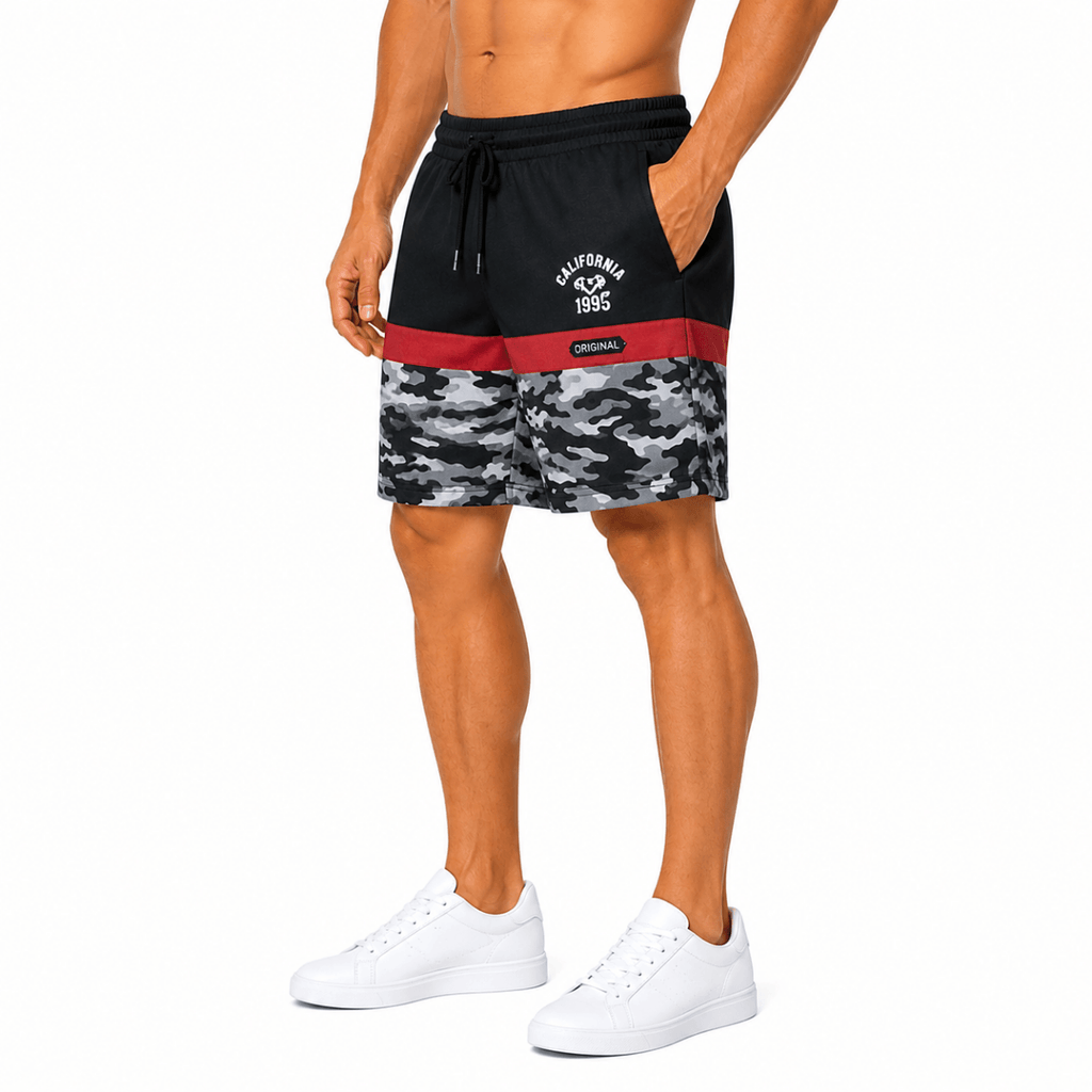 Black Camo Athletic Shorts(INSIDE)