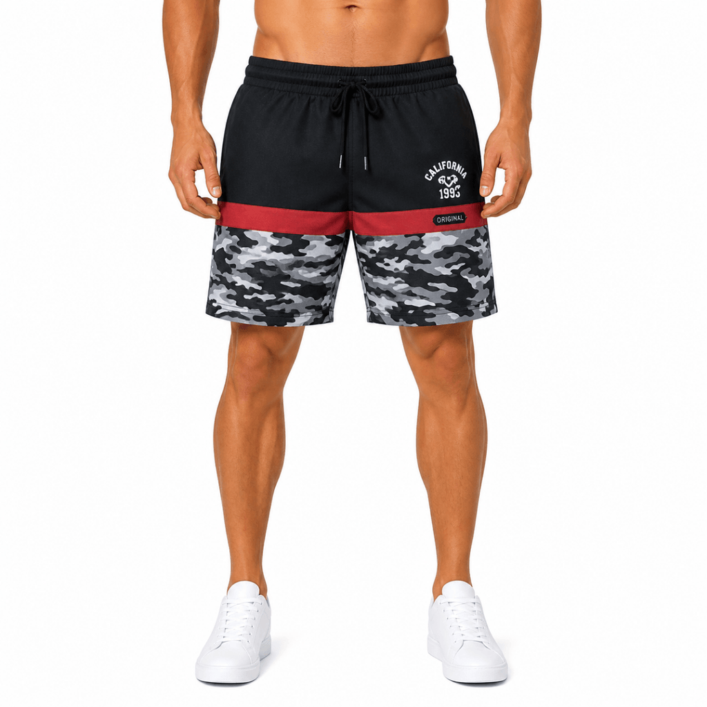 Black Camo Athletic Shorts(INSIDE)