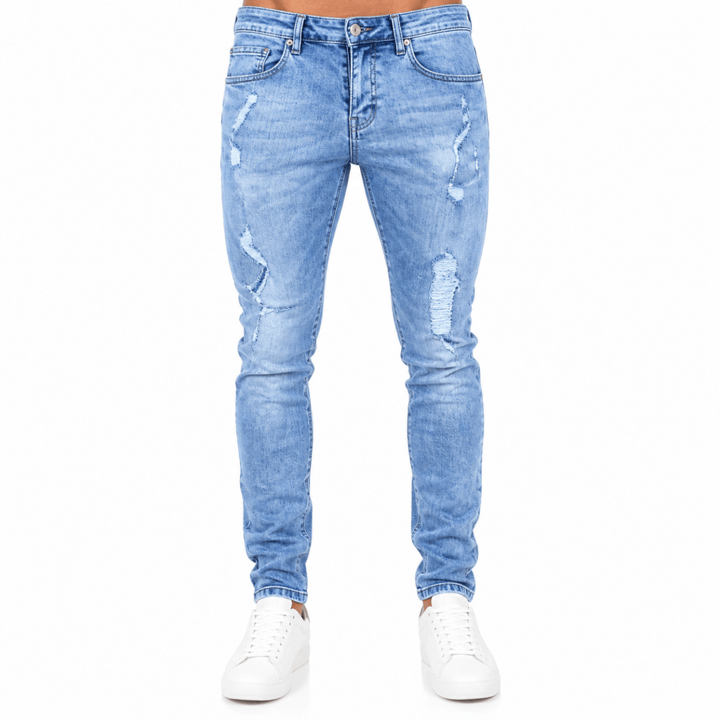 Modern Light Distressed Jeans (INSIDE)