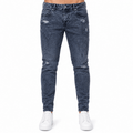 Dark Grey Distressed Jeans (INSIDE)