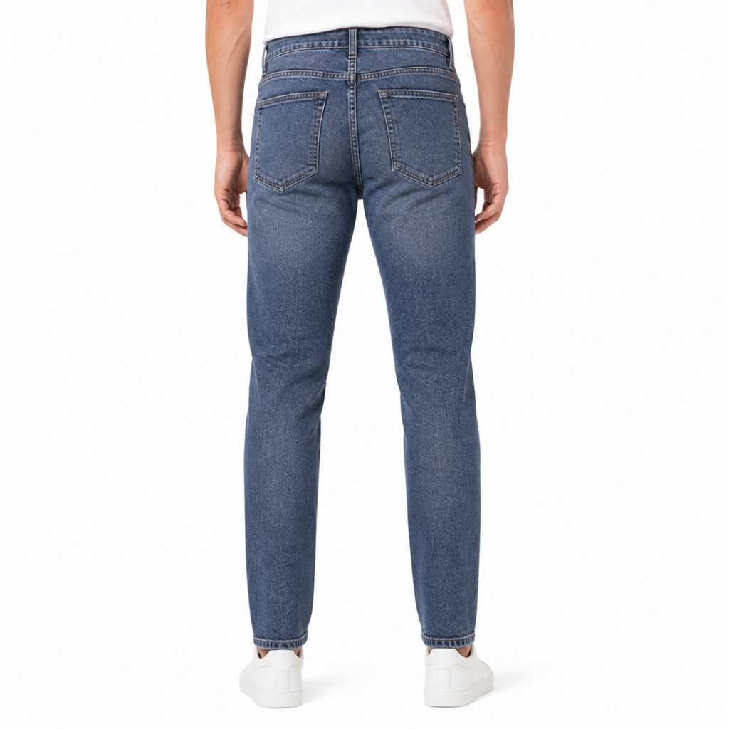 Classic Slim Greyish Blue Jeans (INSIDE)