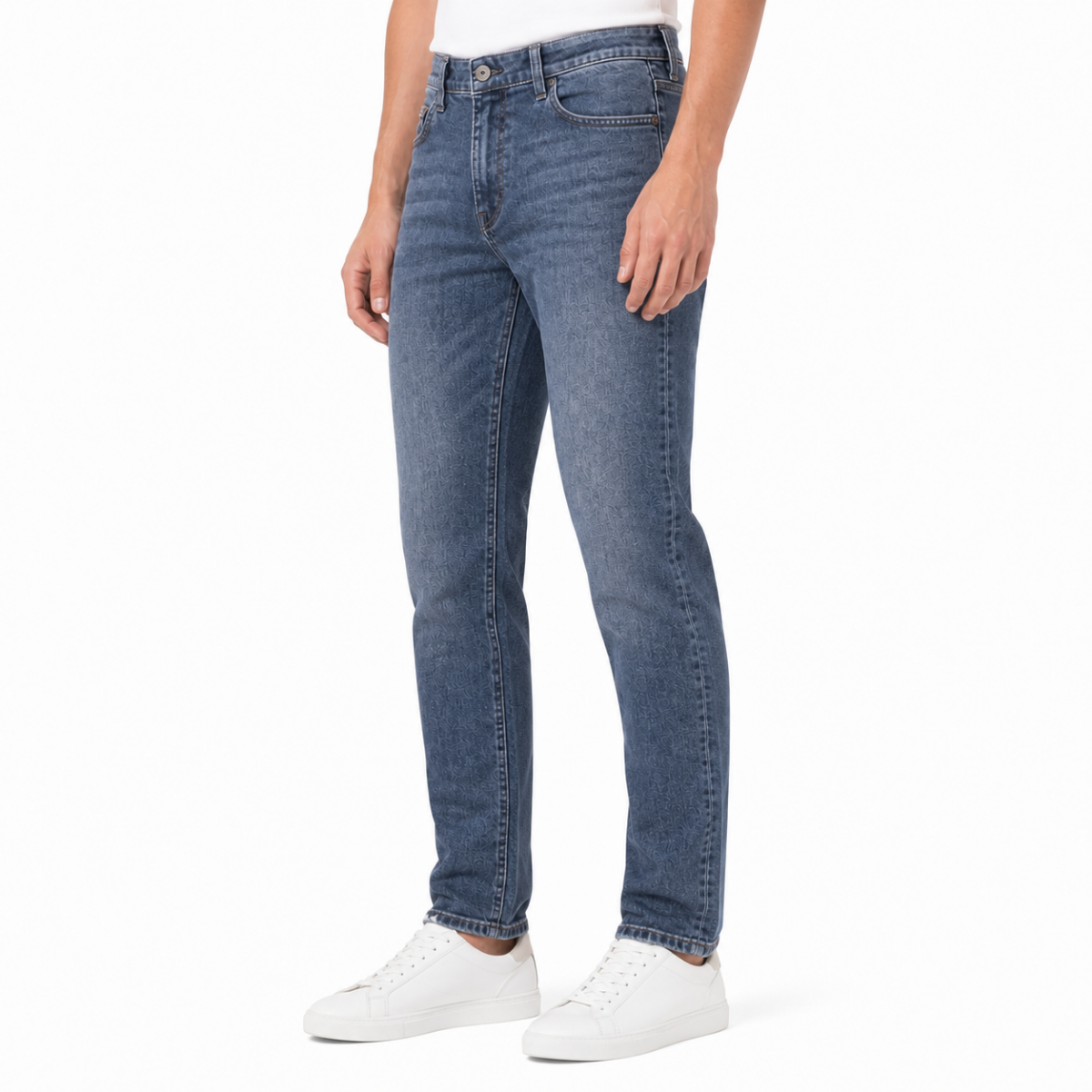 Classic Slim Greyish Blue Jeans (INSIDE)