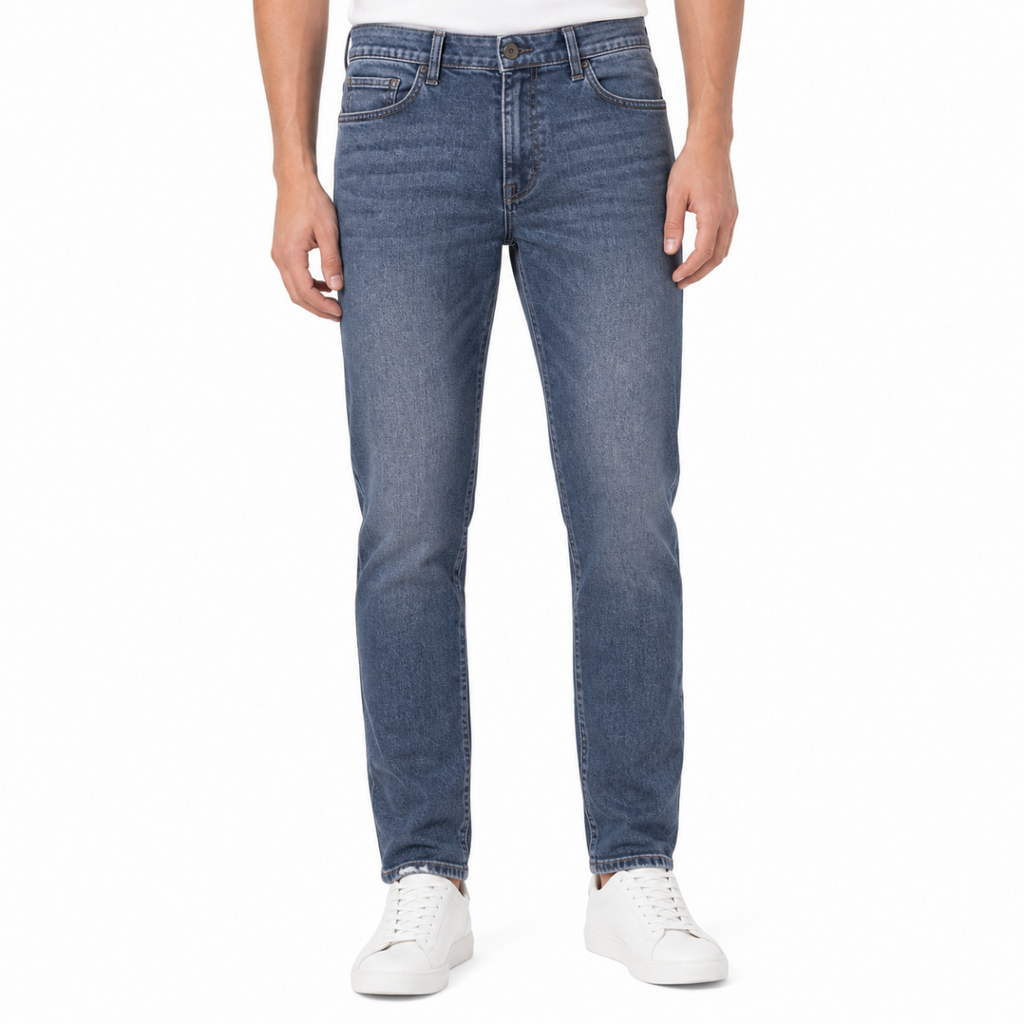 Classic Slim Greyish Blue Jeans (INSIDE)