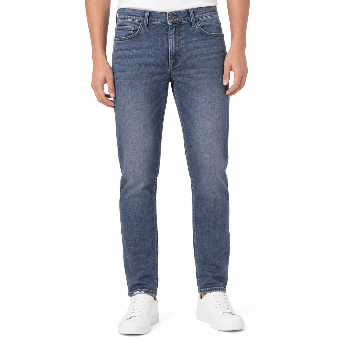 Classic Slim Greyish Blue Jeans (INSIDE)