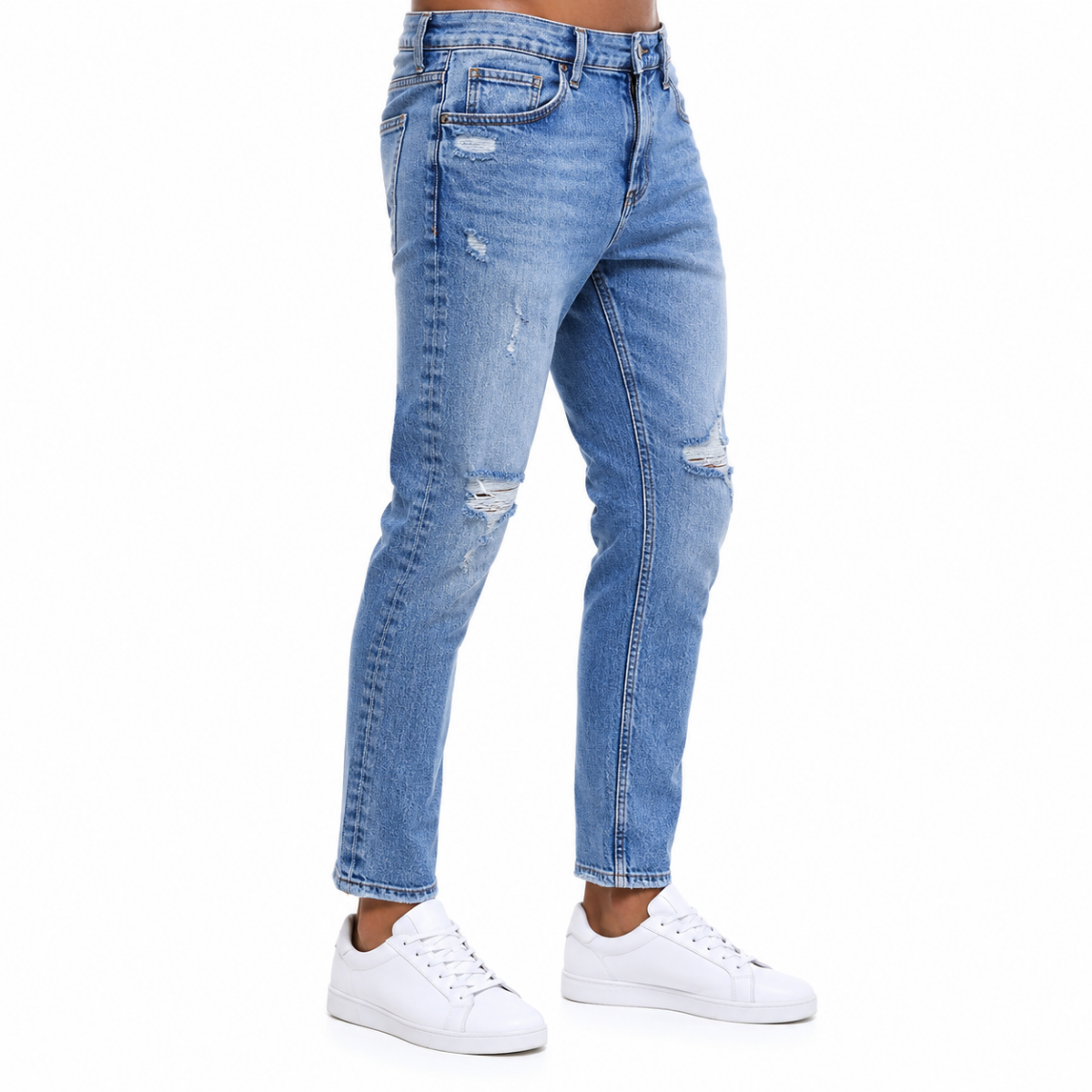 Modern Light Distressed Jeans (INSIDE)