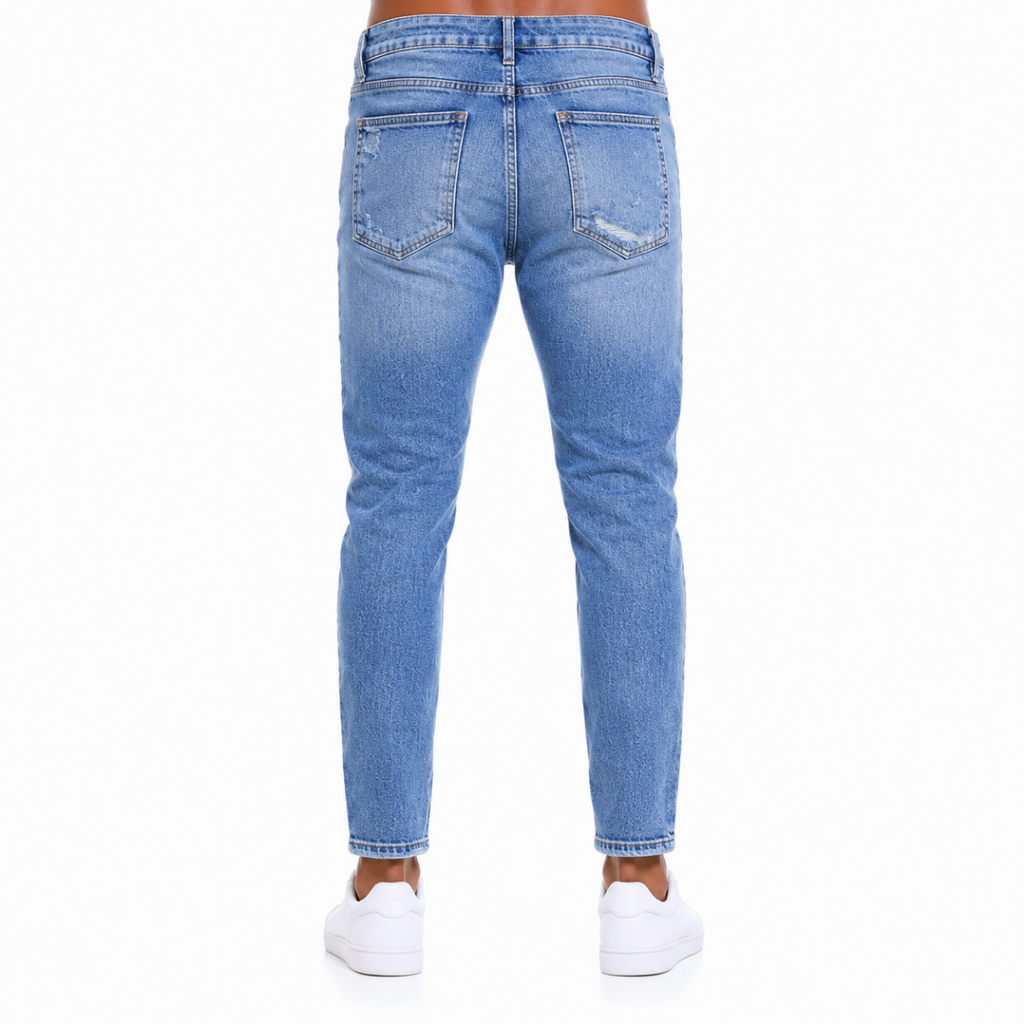 Modern Light Distressed Jeans (INSIDE)