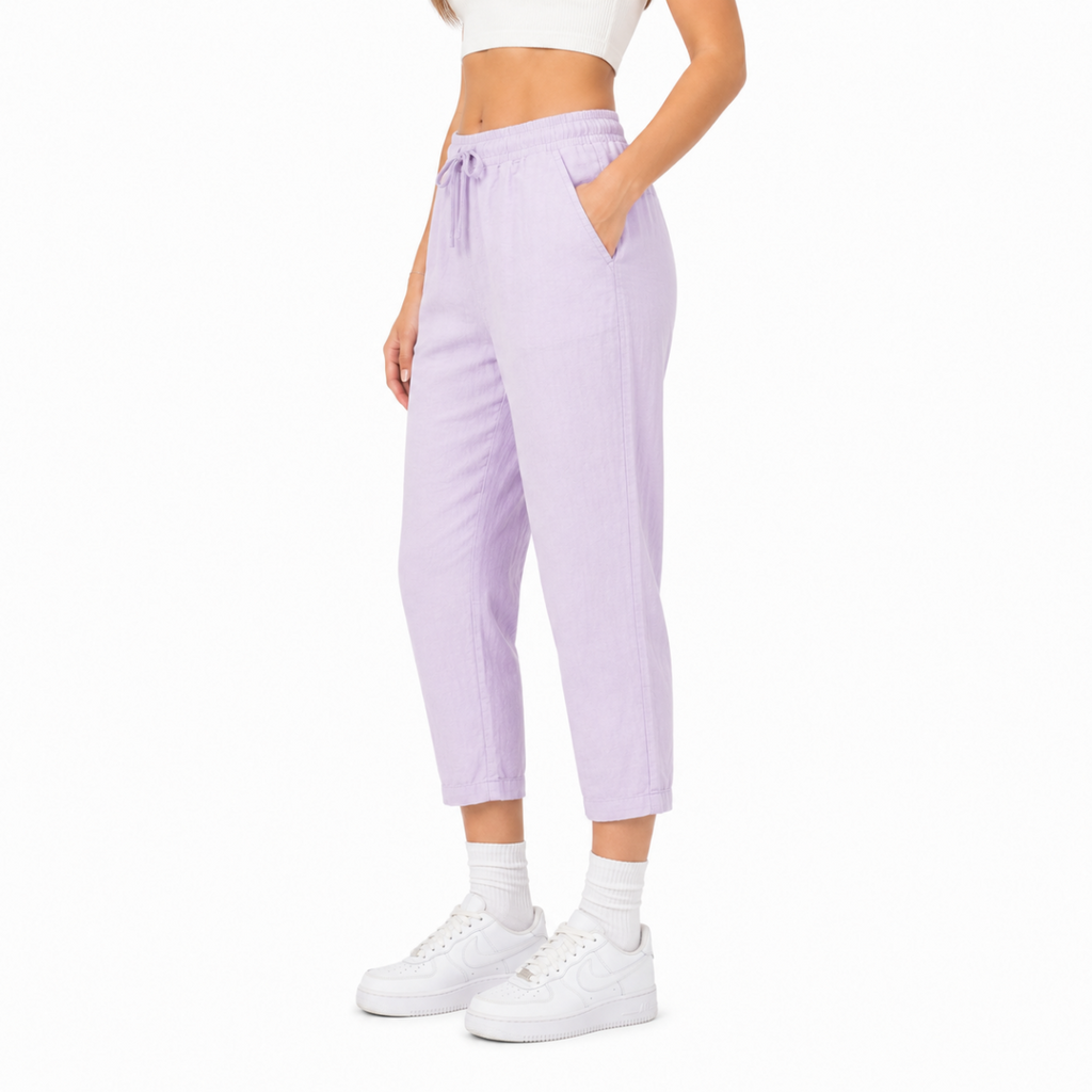 Light Purple Linen Pants(INSIDE)