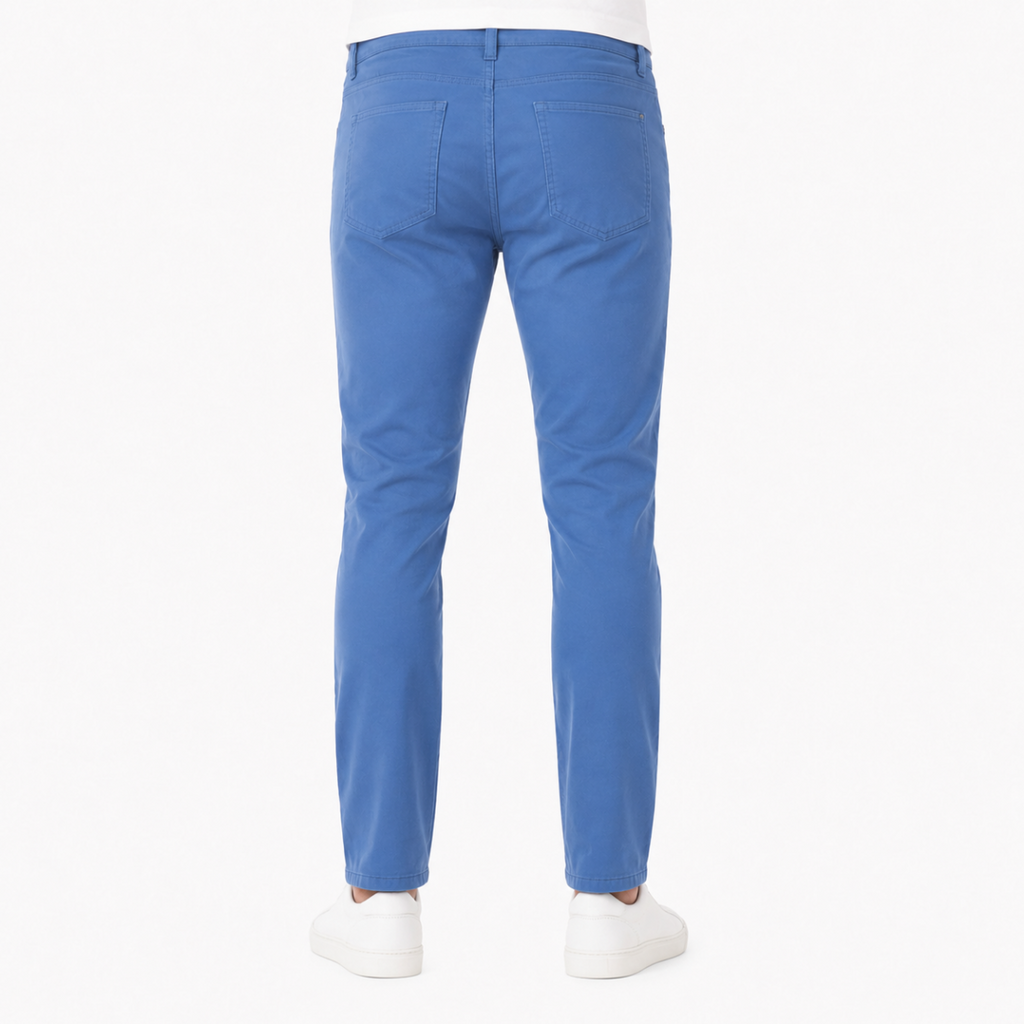 Light Blue Slim-Fit Chinos (INSIDE)