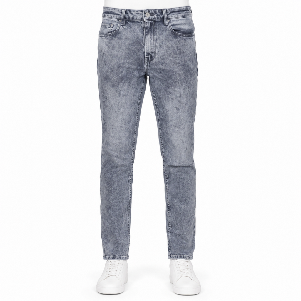 Modern Acid Wash Grey Jeans (INSIDE)