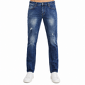 Dark Faded Wash Denim Jeans (INSIDE)