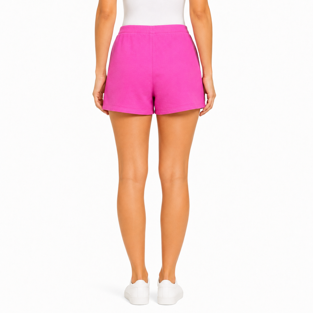 Pink Comfortable Pocket Shorts(INSIDE)