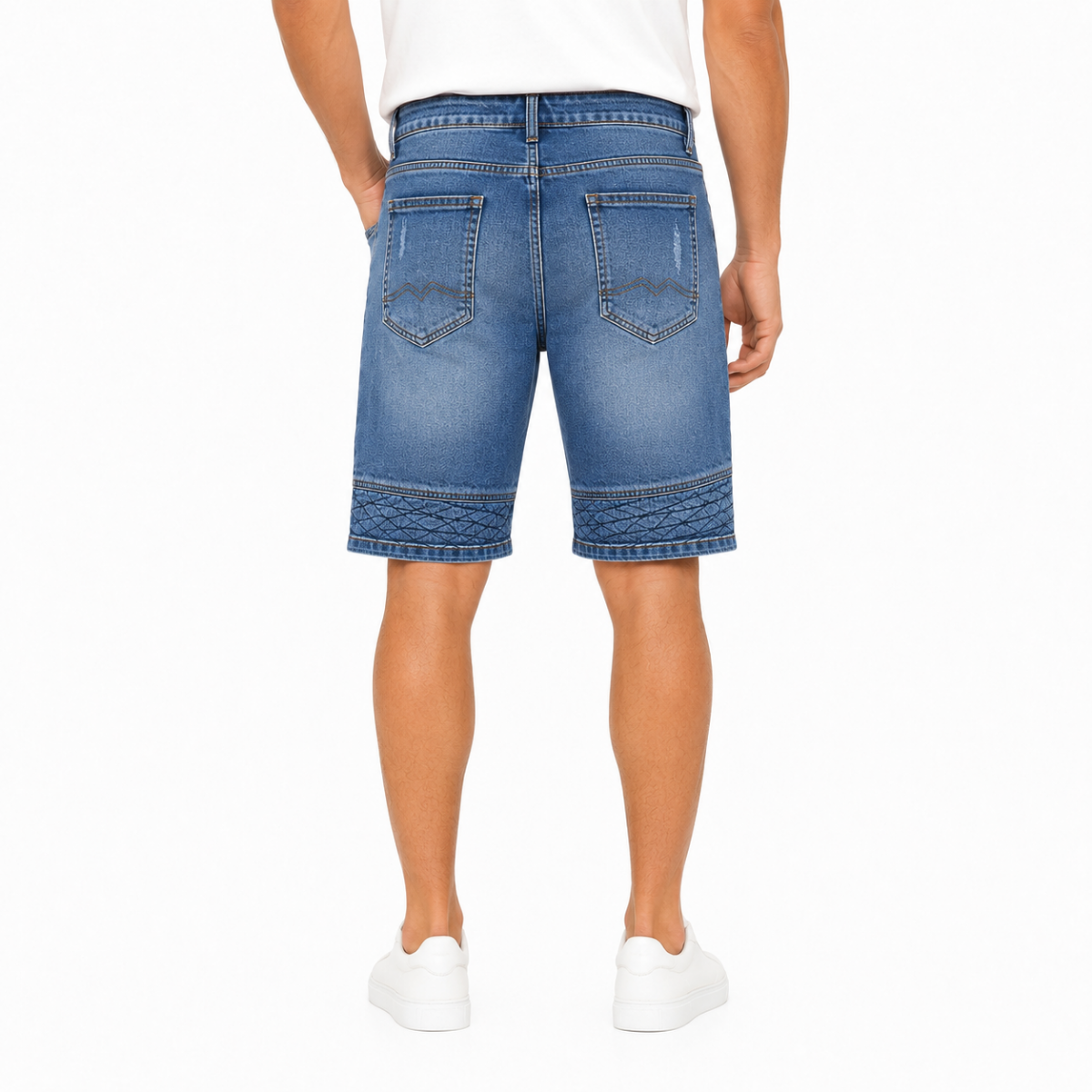 Blue Denim Shorts(INSIDE)