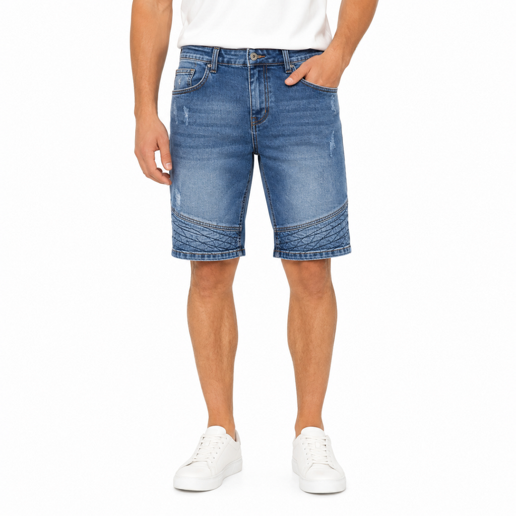 Blue Denim Shorts(INSIDE)