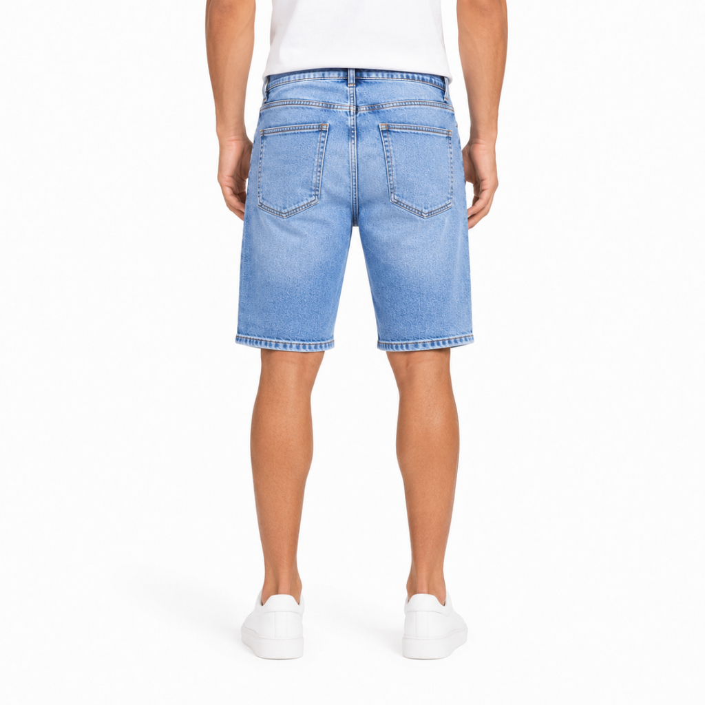 Classic Blue Denim Shorts(INSIDE)