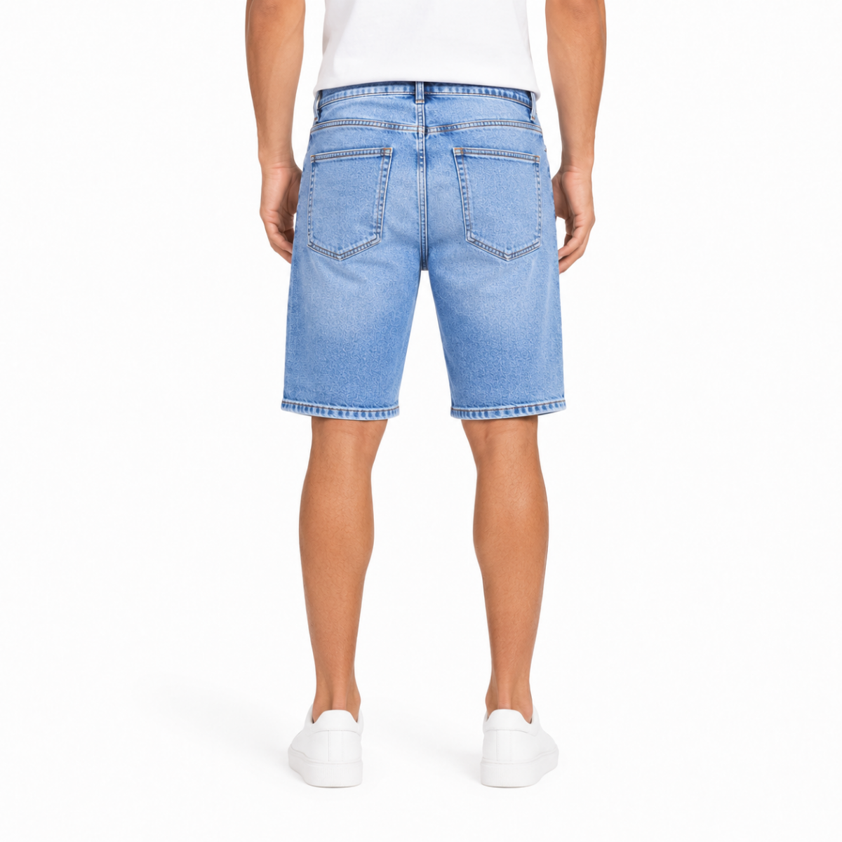 Classic Blue Denim Shorts(INSIDE)