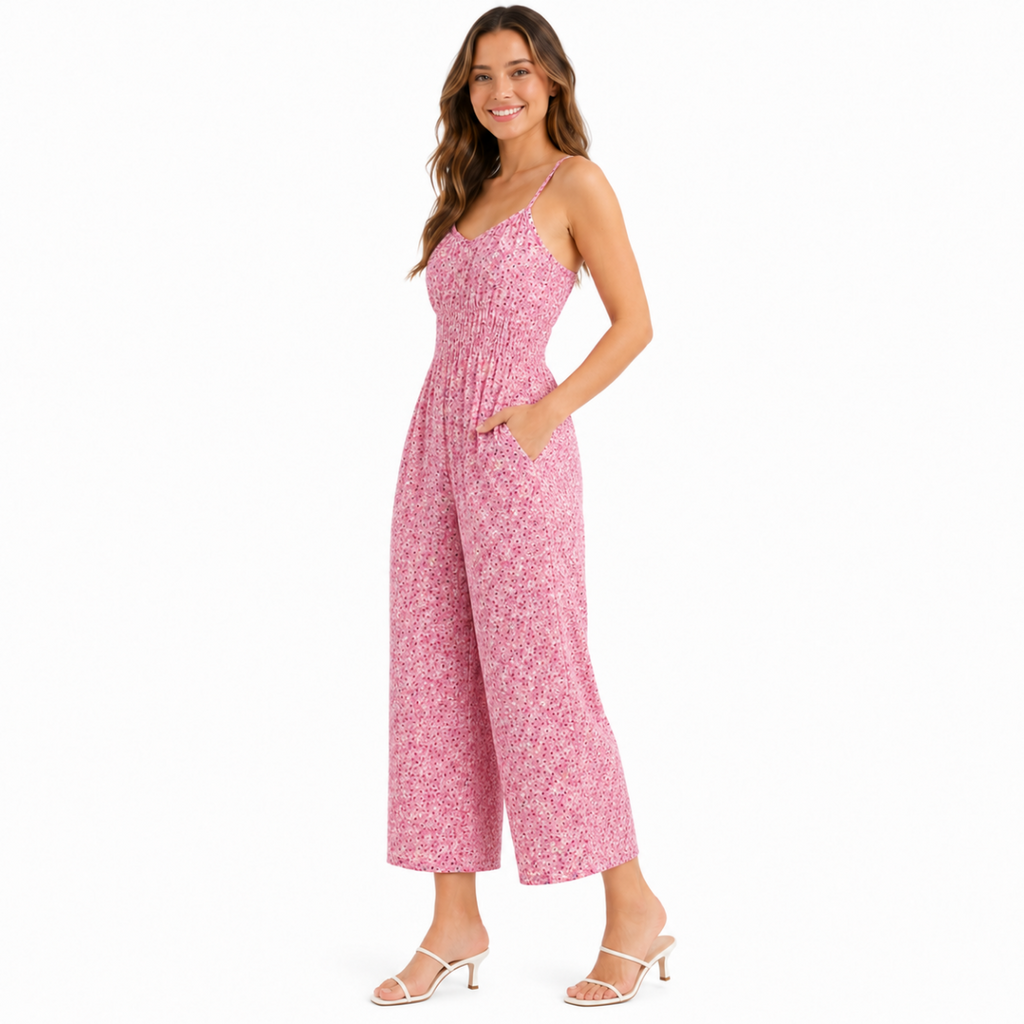 Pretty Pink Floral Suit(INSIDE)