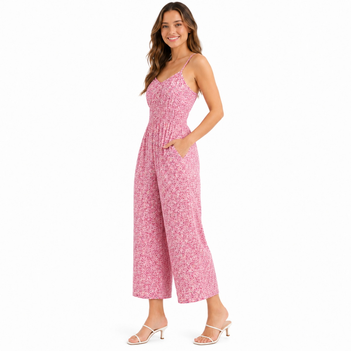 Pretty Pink Floral Suit(INSIDE)