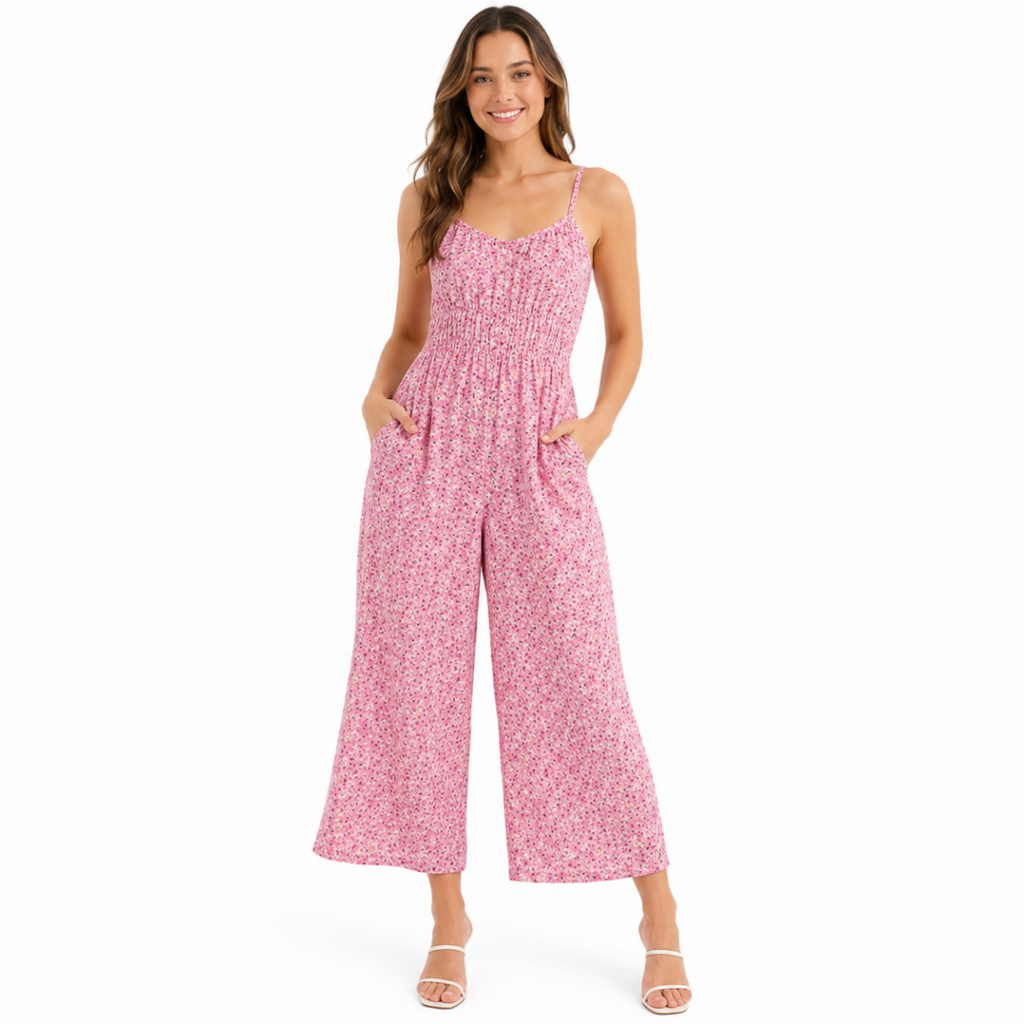 Pretty Pink Floral Suit(INSIDE)