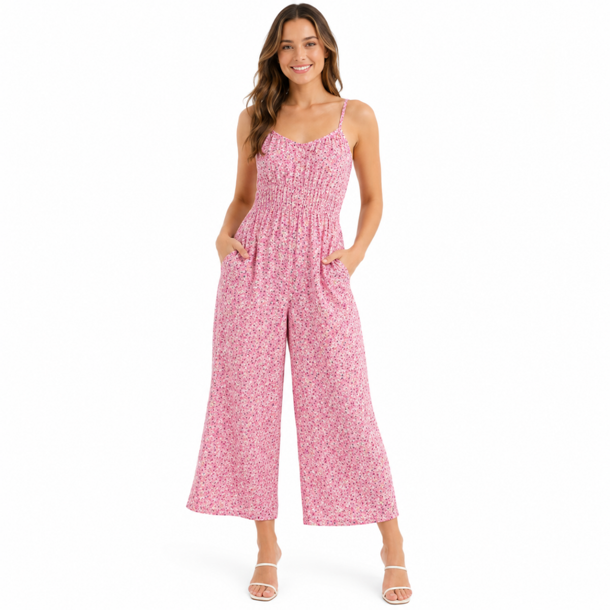 Pretty Pink Floral Suit(INSIDE)
