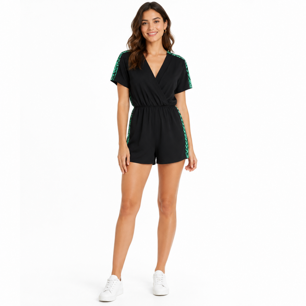 Black Short Romper(INSIDE)