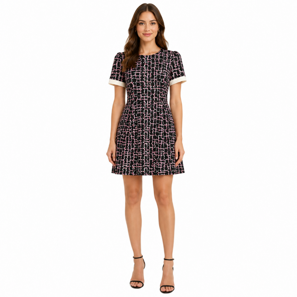 Royal Navy Off-Shoulder Sequin Dress (HANITA)