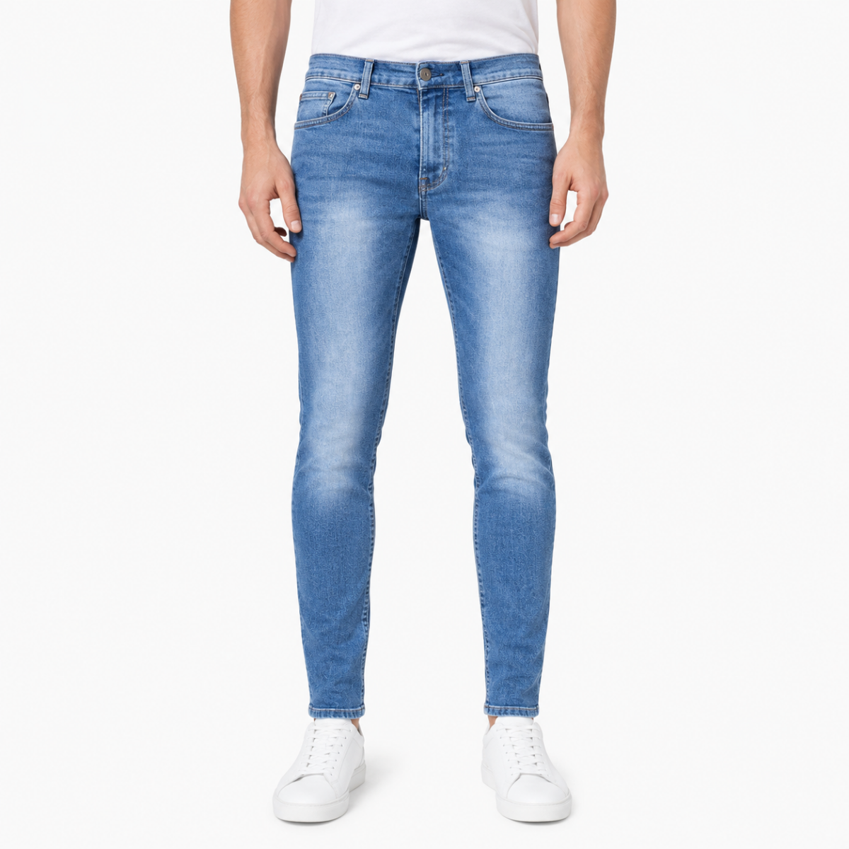 Men's Slim-Fit Light Jeans(INSIDE)