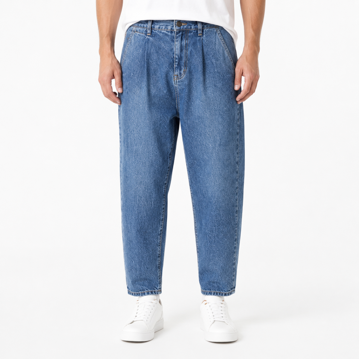 Boyfriend Pleated Loose-Fit Jean(INSIDE)