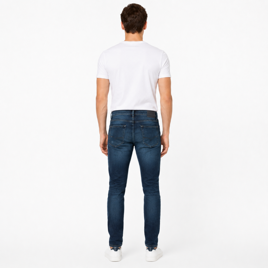 Men's Deep Blue Jeans(INSIDE)