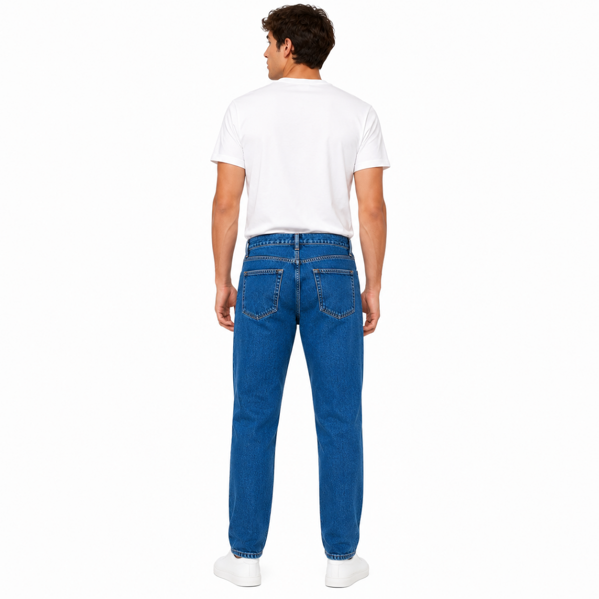 Men's Classic Stonewash Straight-Fit Jeans(INSIDE)