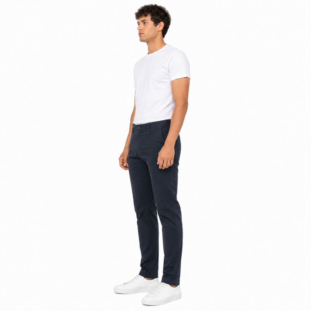 Men's Classic Charcoal Grey Straight Jeans(INSIDE)