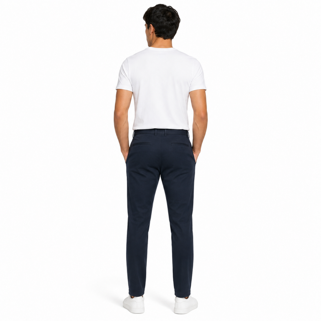 Men's Classic Charcoal Grey Straight Jeans(INSIDE)