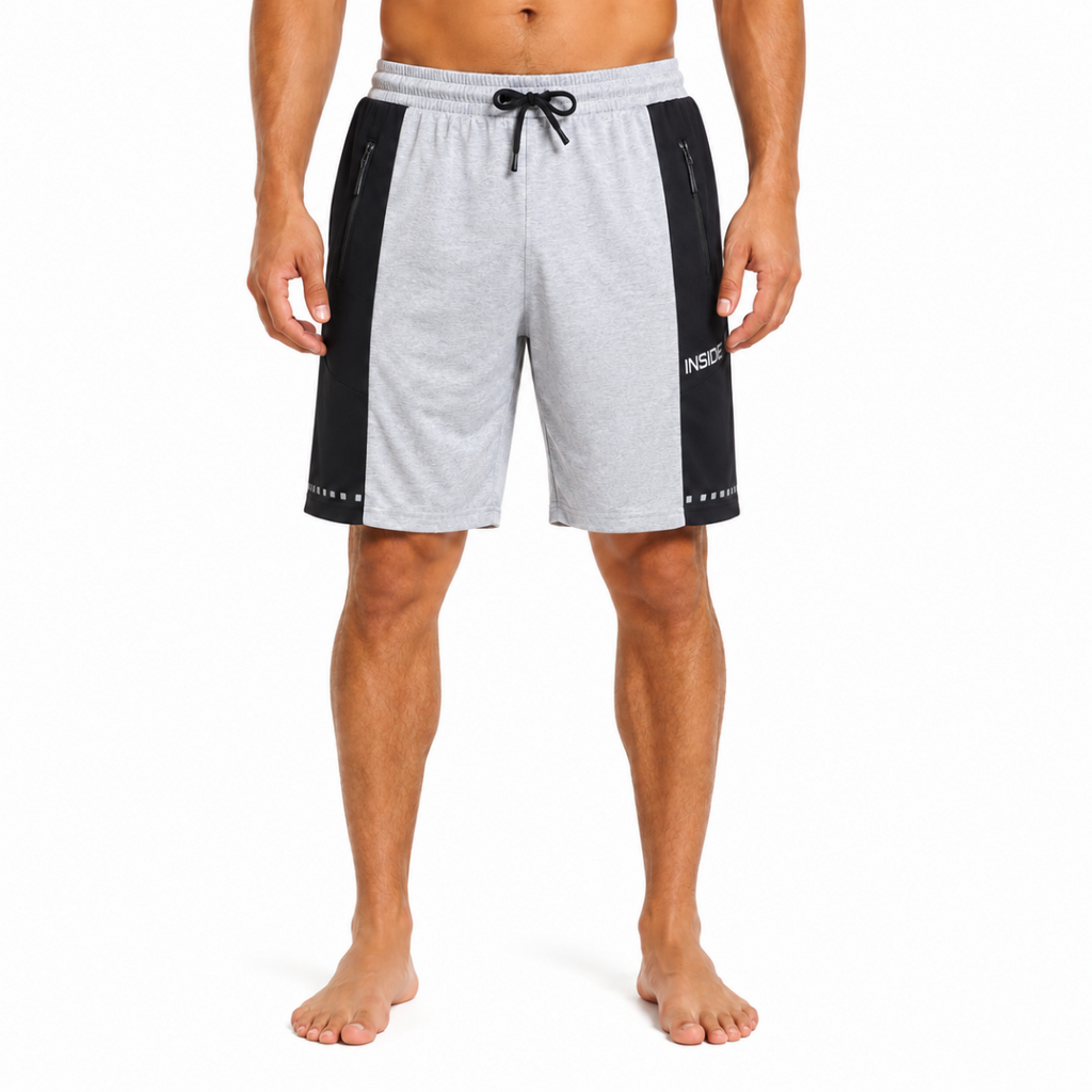 Men's Grey Cotton Shorts (INSIDE)