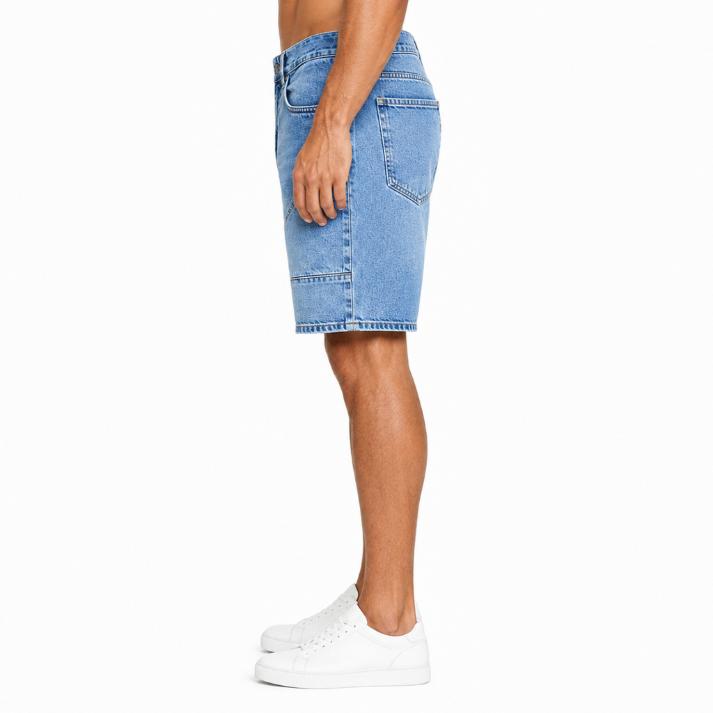 Men's Blue Jeans Shorts (INSIDE)