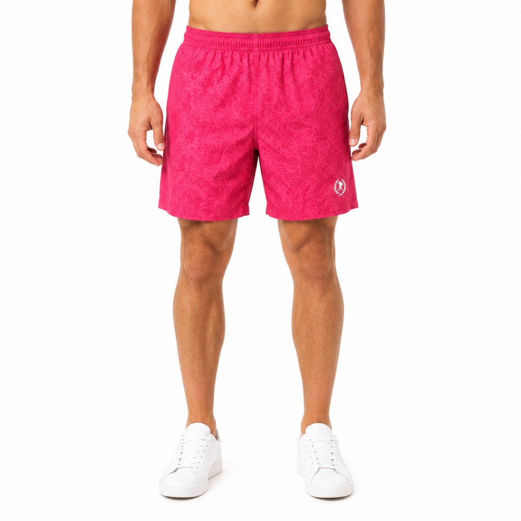 Men's Red Cotton Shorts (INSIDE)