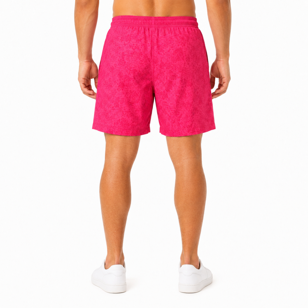 Men's Red Cotton Shorts (INSIDE)