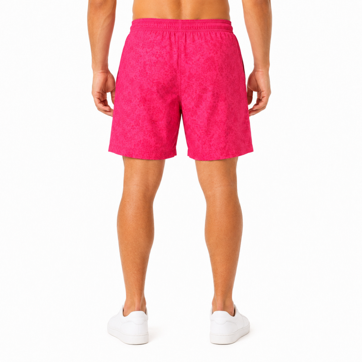 Men's Red Cotton Shorts (INSIDE)