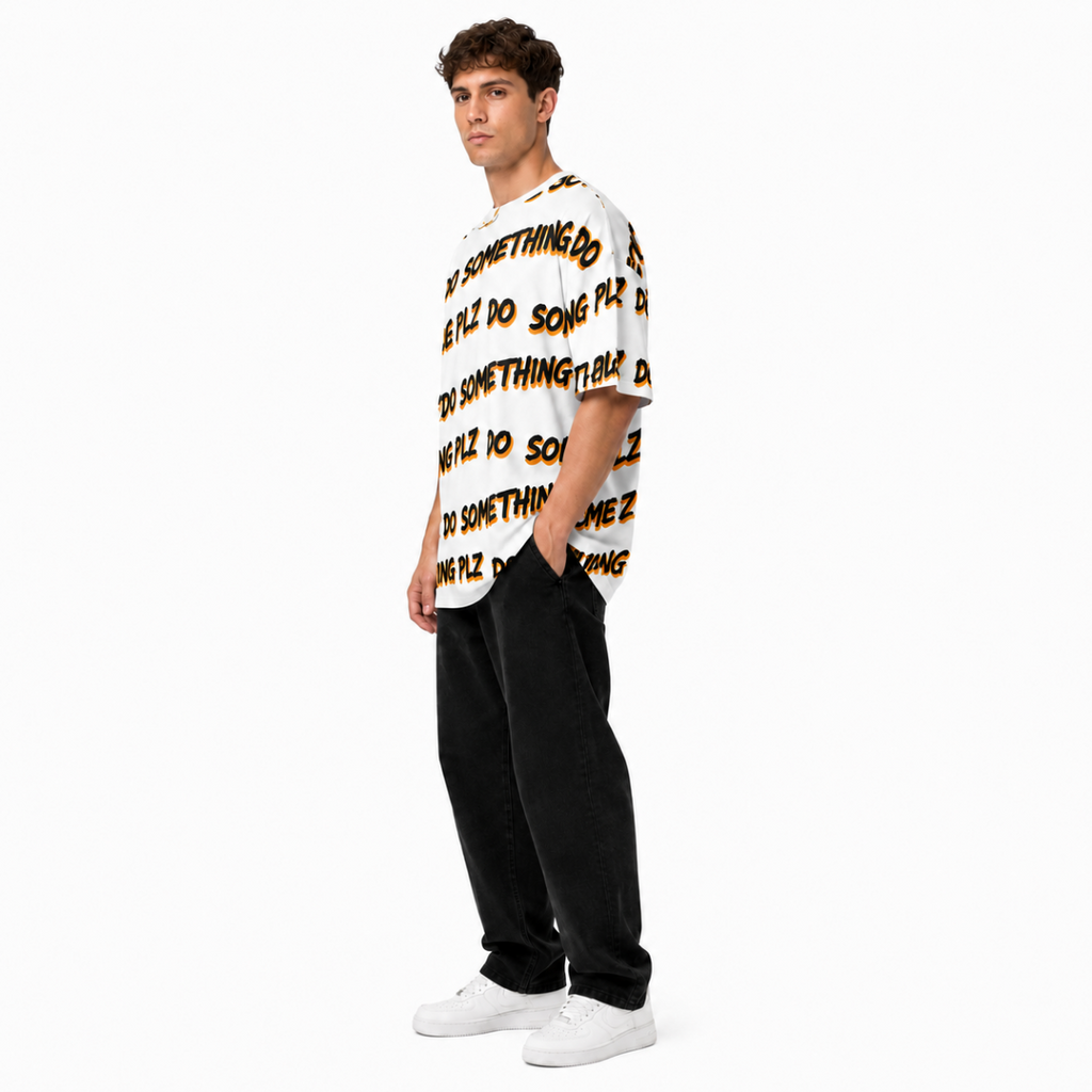 Men's White Graphic Shirt(INSIDE)