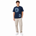 Men's Navy Graphic T-Shirt(INSIDE)