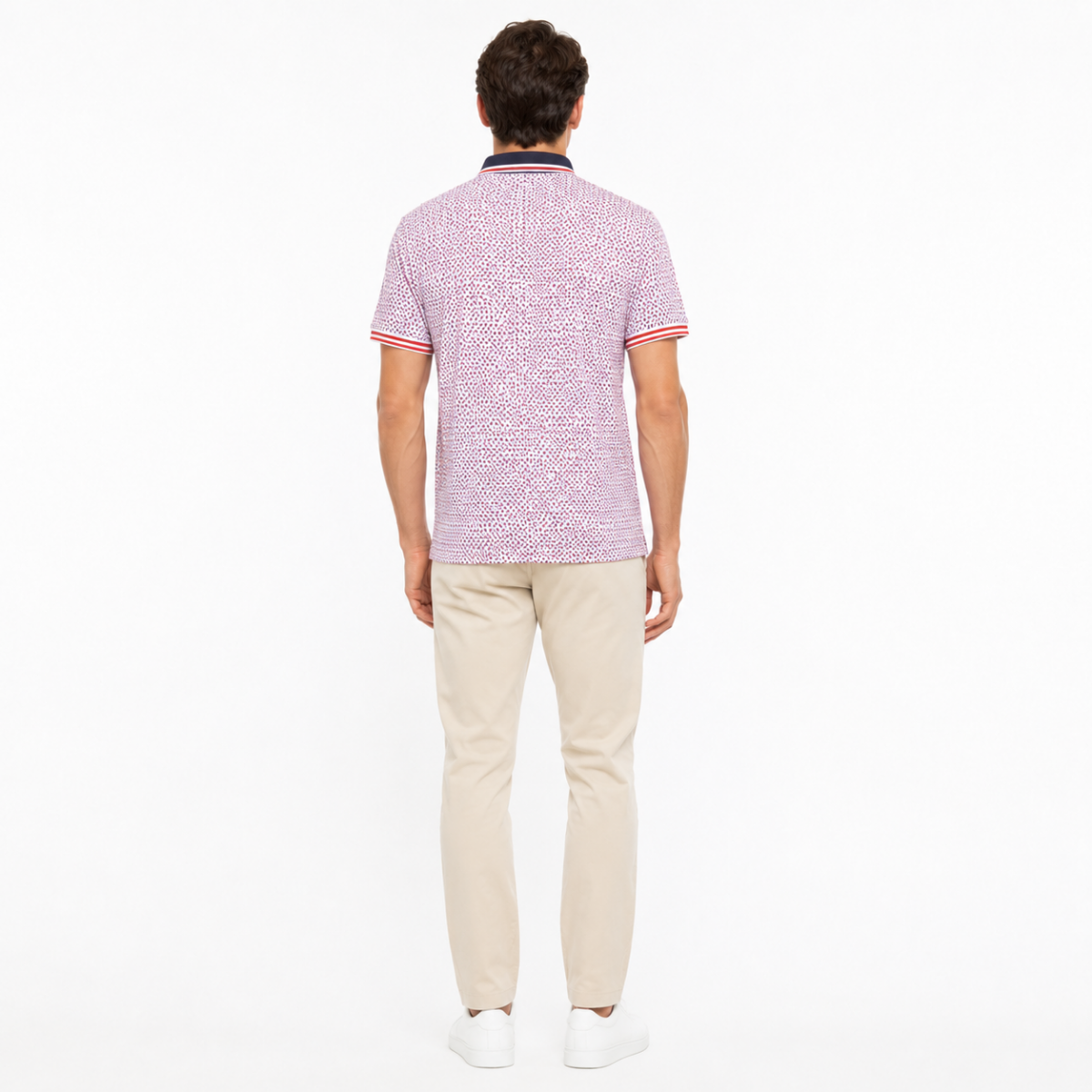 Men's Patterned Polo Shirt(INSIDE)