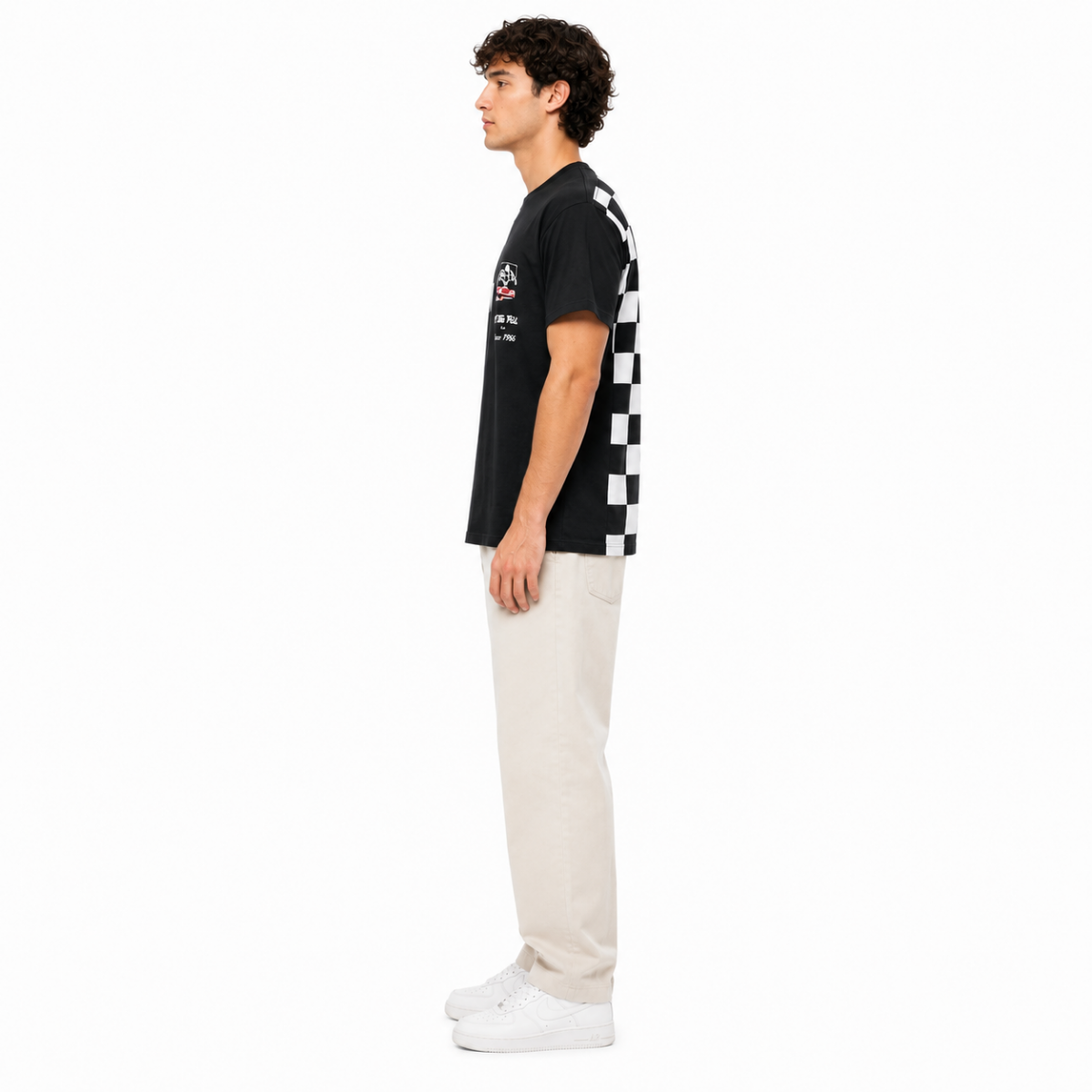 Men's Black Graphic T-Shirt