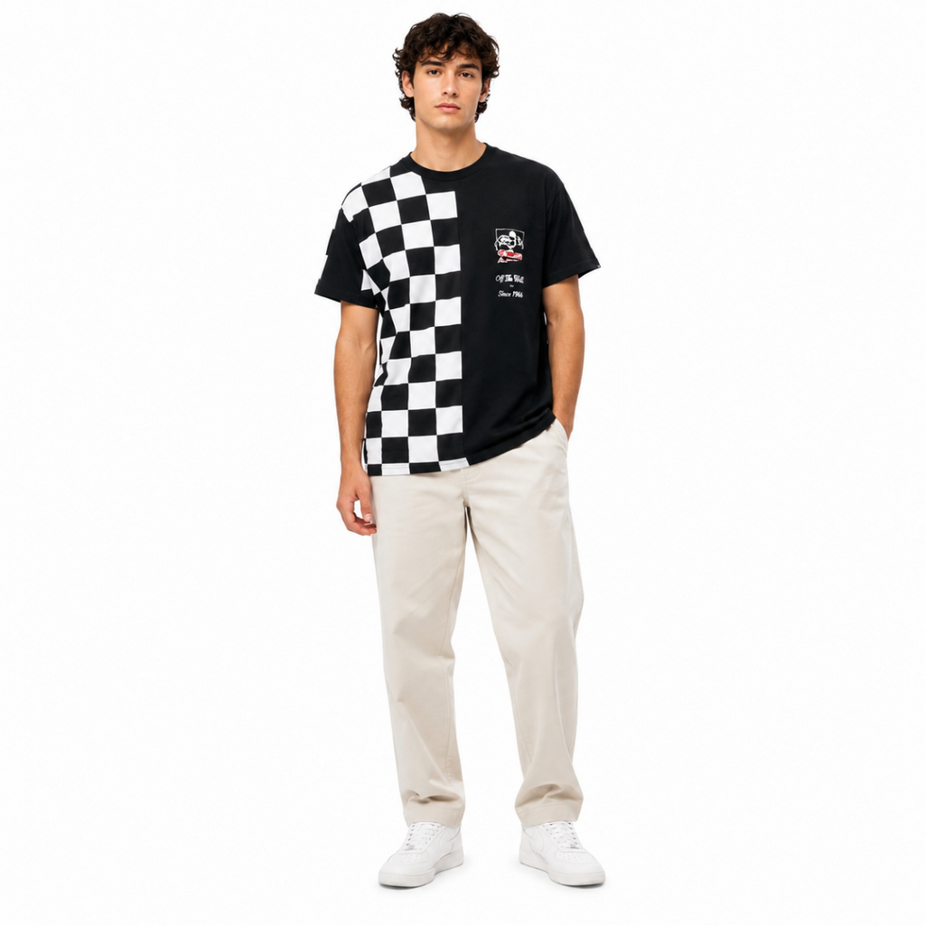 Men's Black Graphic T-Shirt