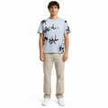 Men's Light Blue Graphic T-Shirt