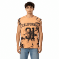 Men's Sleeveless Tie-Dye T-Shirt
