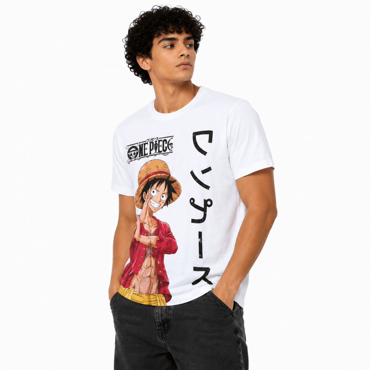 Men's Anime Printed T-Shirt