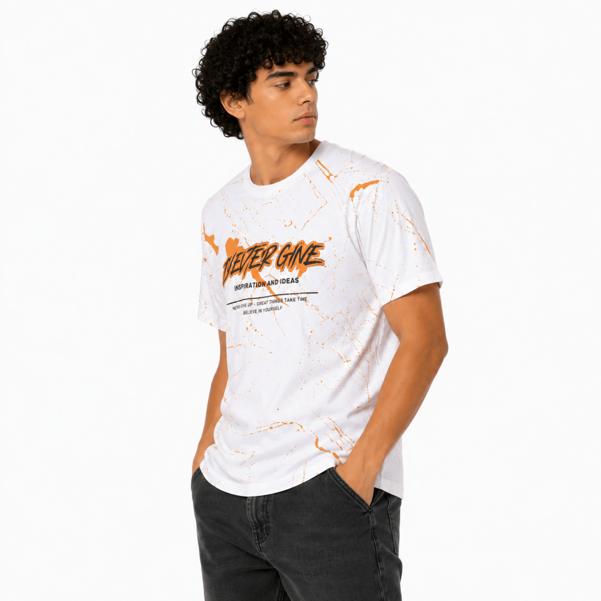 Men's Graffiti Printed T-Shirt