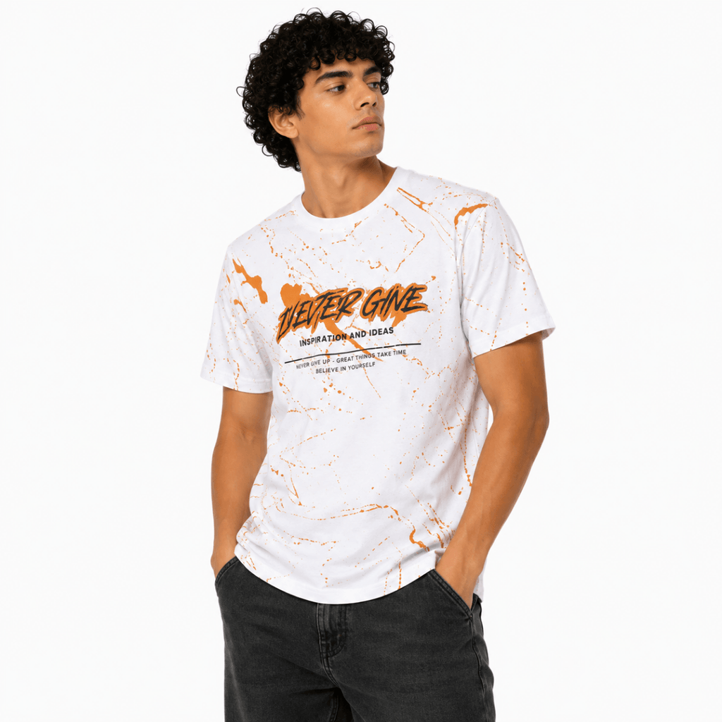 Men's Graffiti Printed T-Shirt