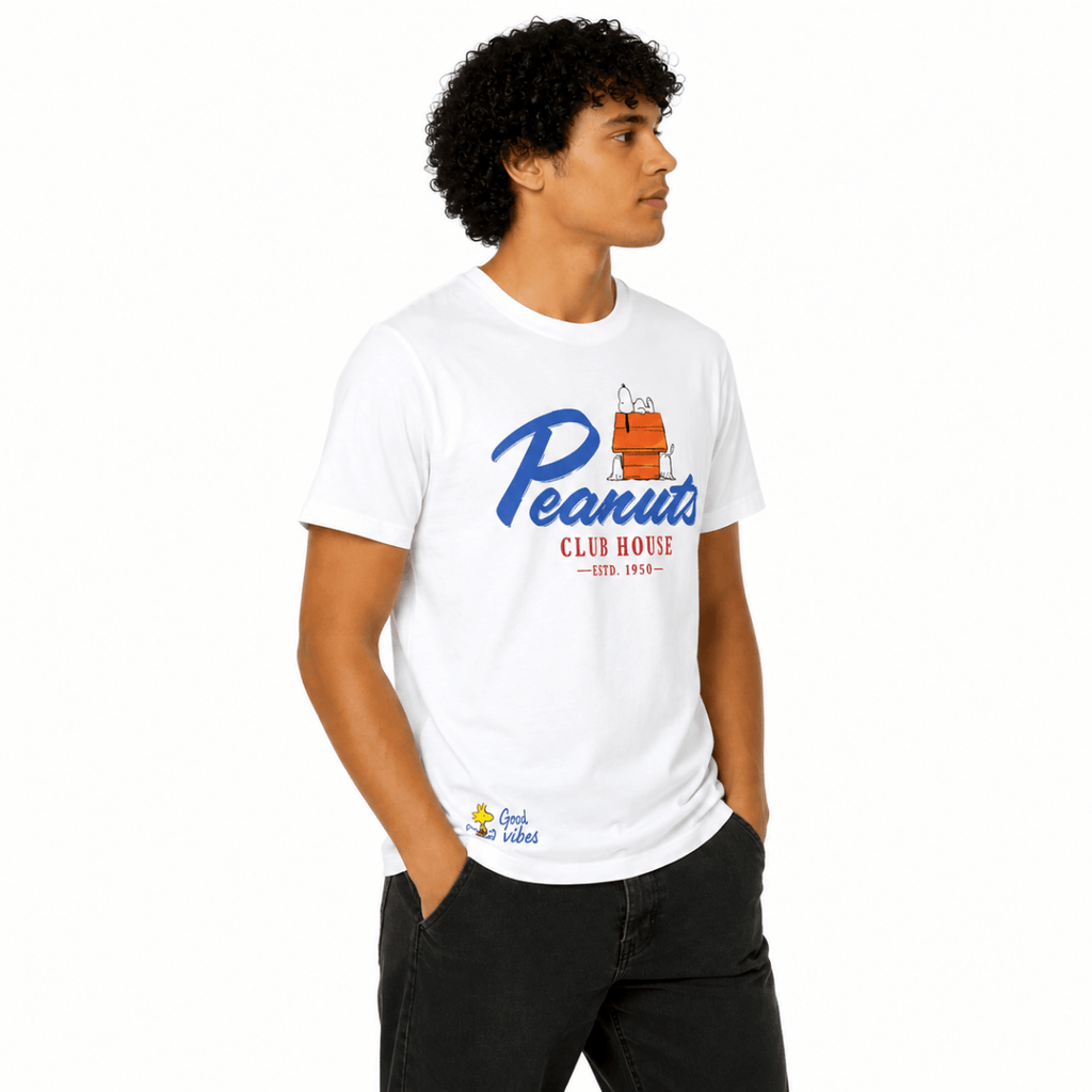 Men's Snoopy Peanuts Printed T-Shirt