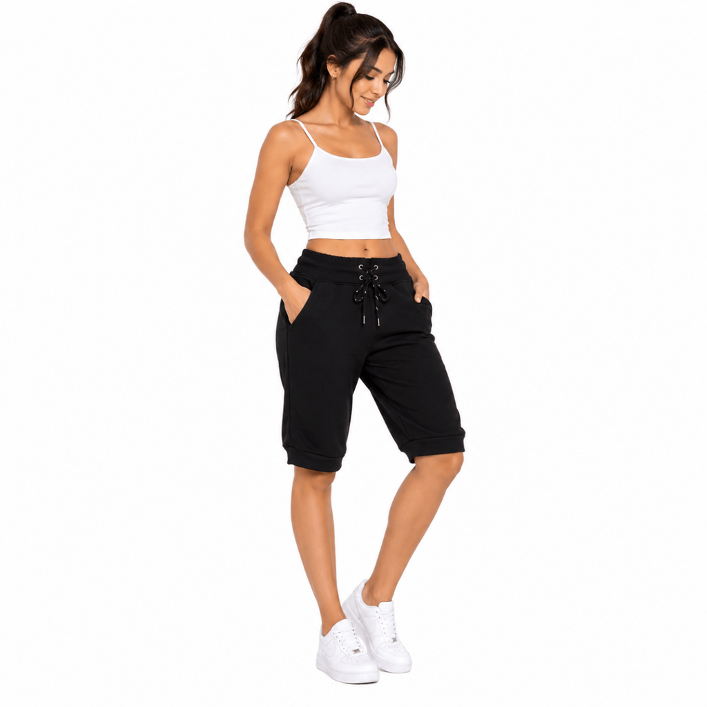 Lace-Up Bermuda Shorts (INSIDE)